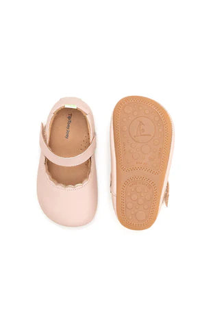 Toddler Mary Janes Roundy - Cotton Candy / Metallic Salmon