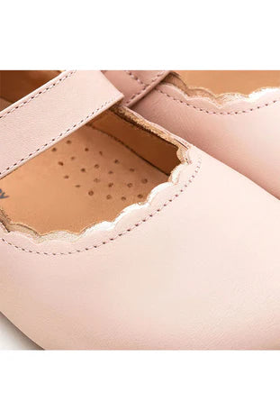 Toddler Mary Janes Roundy - Cotton Candy / Metallic Salmon