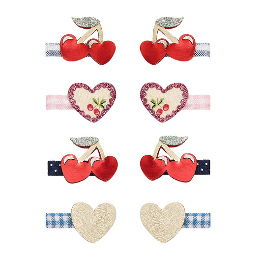 Red Cherries Mini Clips