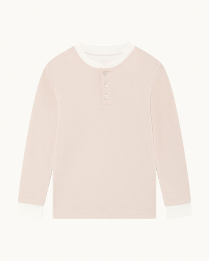 Derek Stripe Child Pyjama Two Piece Set - Pink