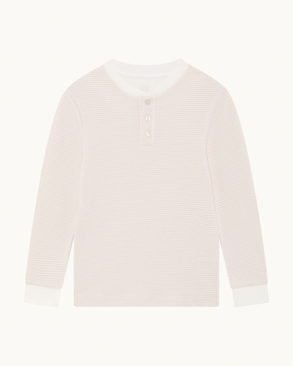 Derek Stripe Child Pyjama Two Piece Set - Pink