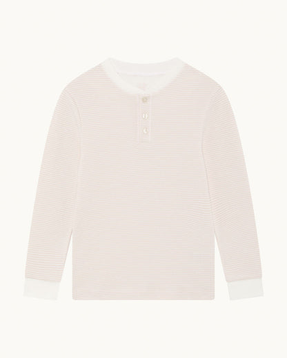 Derek Stripe Child Pyjama Two Piece Set - Pink