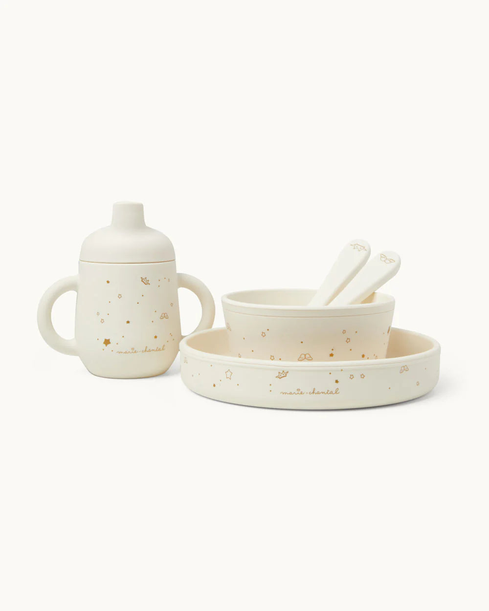 Star And Crown Silicone Tablewear Set