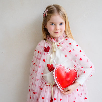 Scalloped Heart Bag