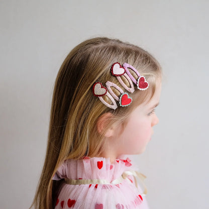 Scalloped Heart Clic Clacs