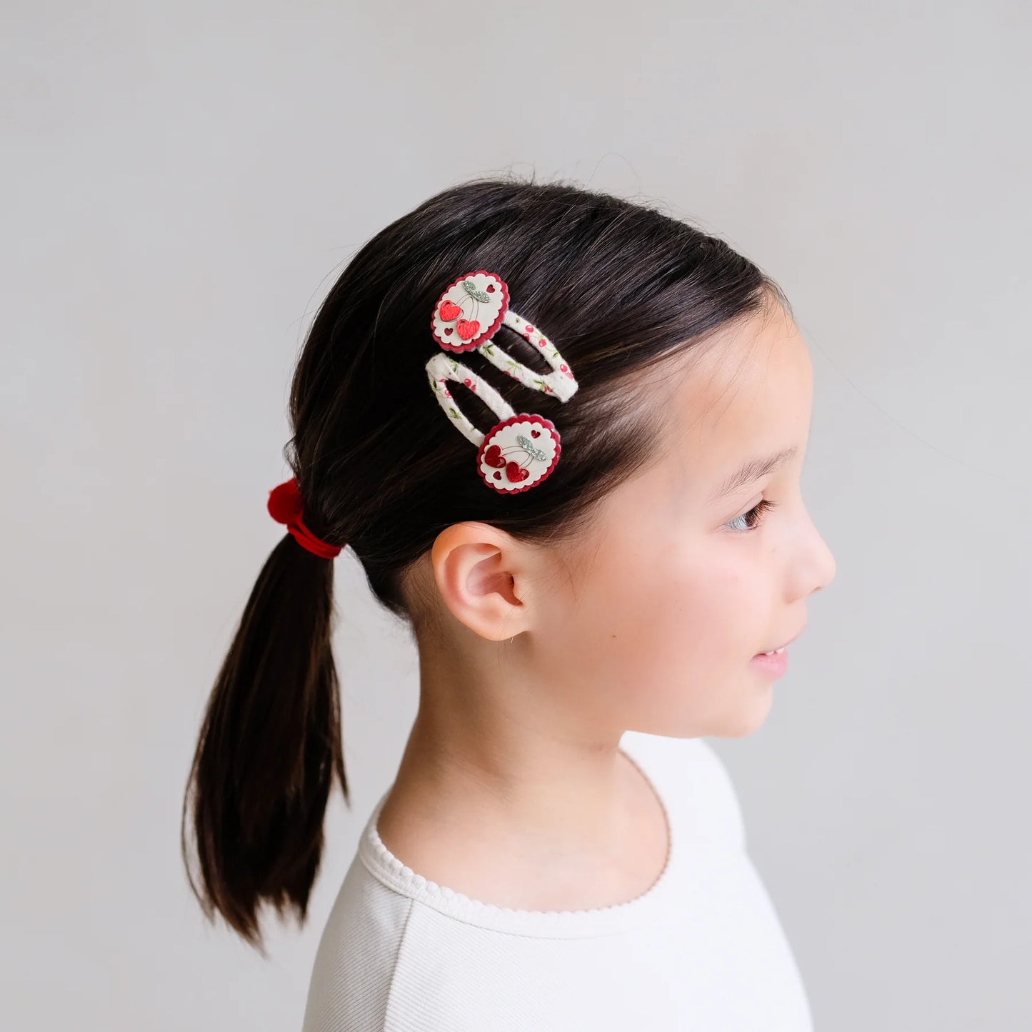 Scallop Framed Cherries Clic Clacs