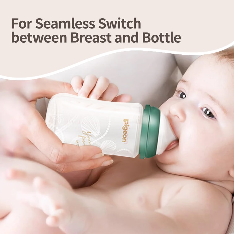 Newborn Premium Feeding Set (Silicone Coated Glass Baby Bottles & Nipples)