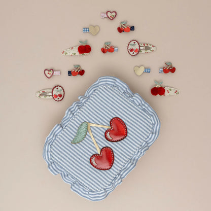 Striped Cherry Bag