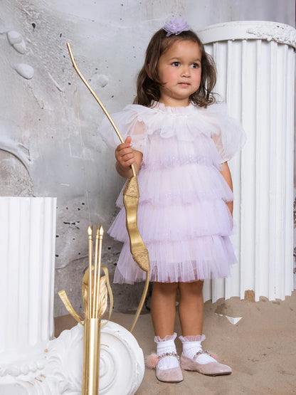BEBE LOVE PARADE TULLE DRESS