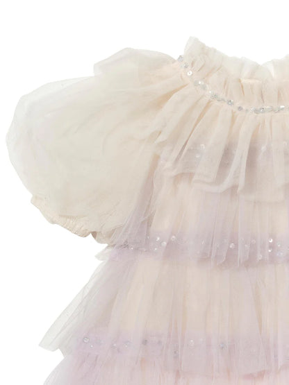 BEBE LOVE PARADE TULLE DRESS
