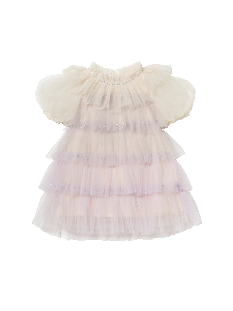 BEBE LOVE PARADE TULLE DRESS