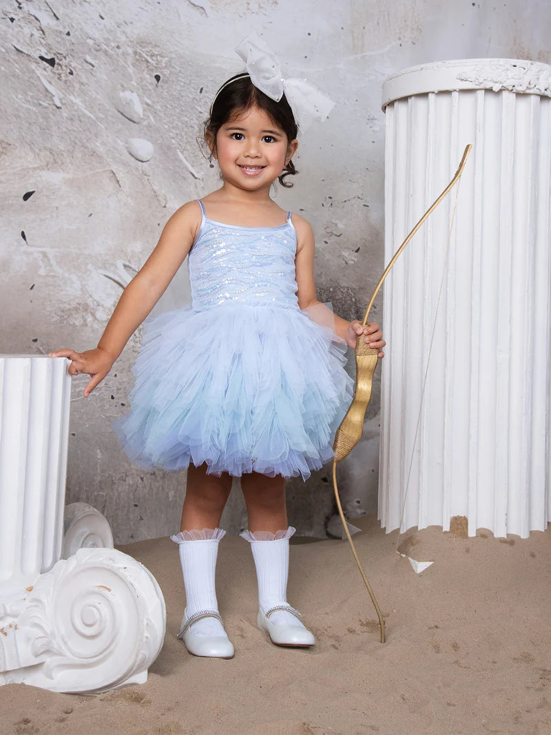 BEBE AZURE MIRAGE TUTU DRESS