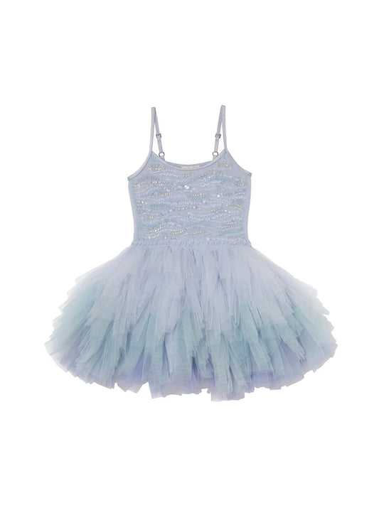 BEBE AZURE MIRAGE TUTU DRESS