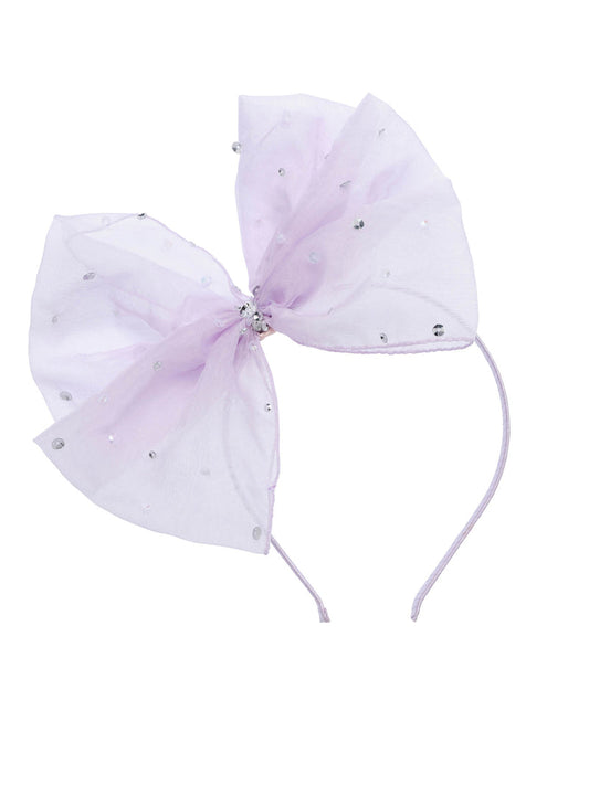 CRYSTAL BOW HEADBAND