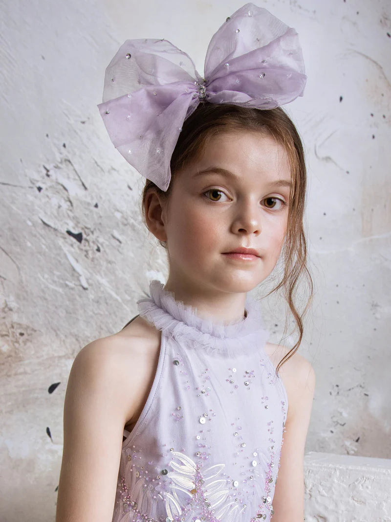 CRYSTAL BOW HEADBAND