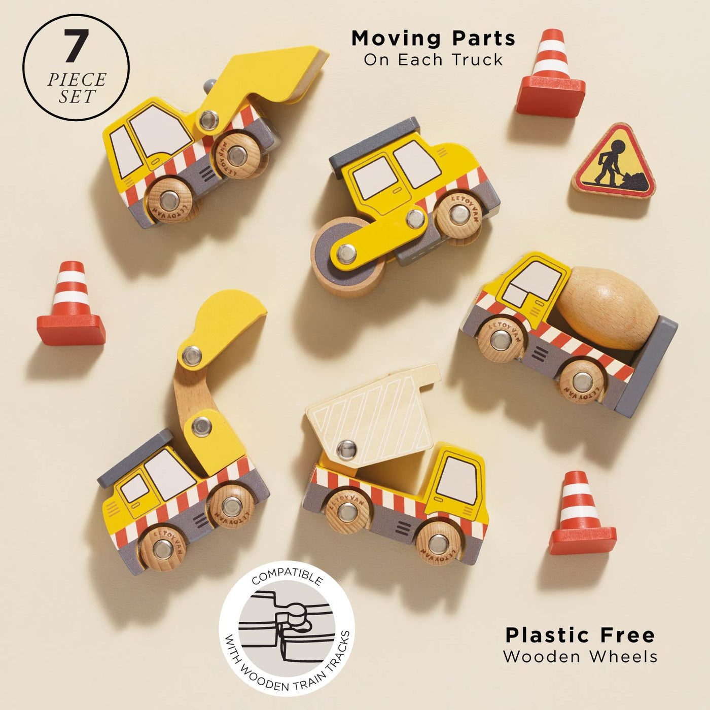 Construction Toy Vehicle Set