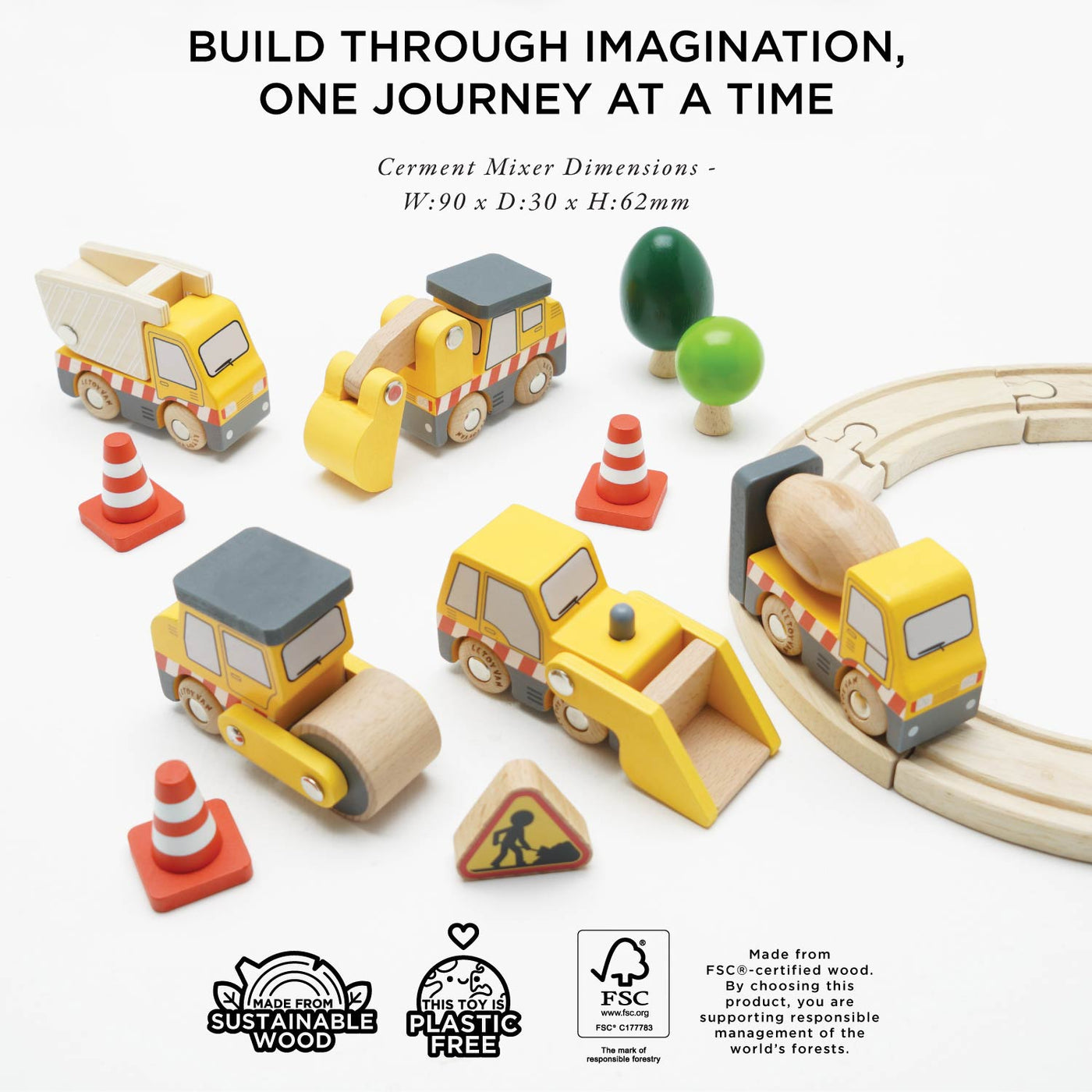 Construction Toy Vehicle Set