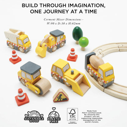 Construction Toy Vehicle Set