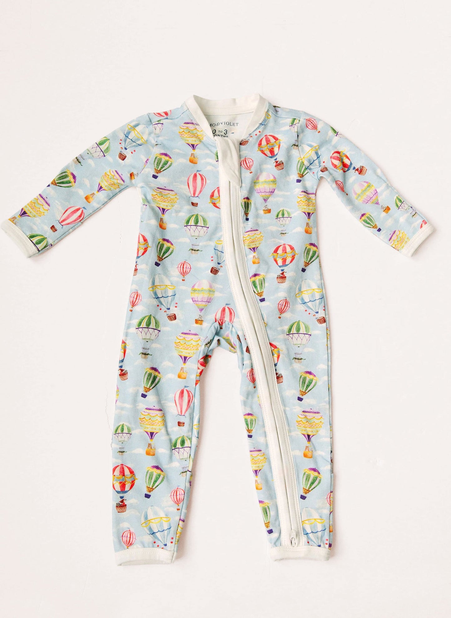 Baby Zippered One-Piece - Up Up & Away