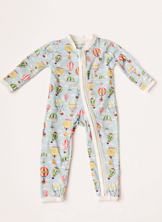 Baby Zippered One-Piece - Up Up & Away