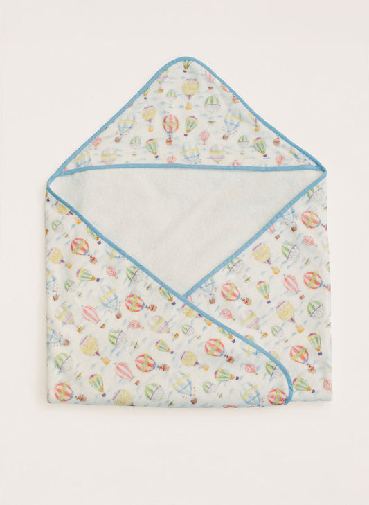 Hooded Bath Towel - Up Up & Away