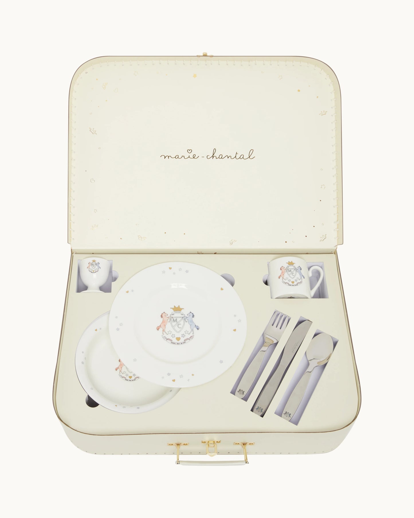 The Crest Collection Breakfast Suitcase Set