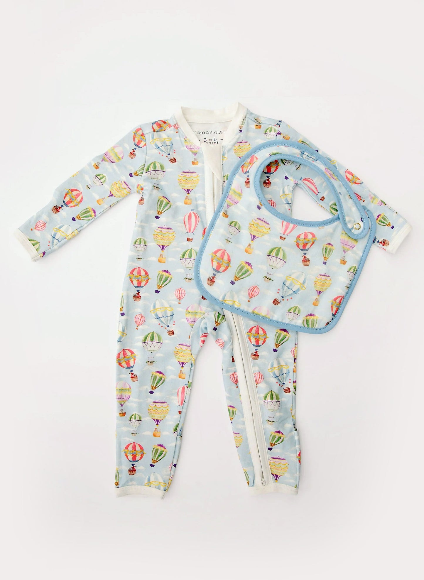 Baby Zippered One-Piece - Up Up & Away