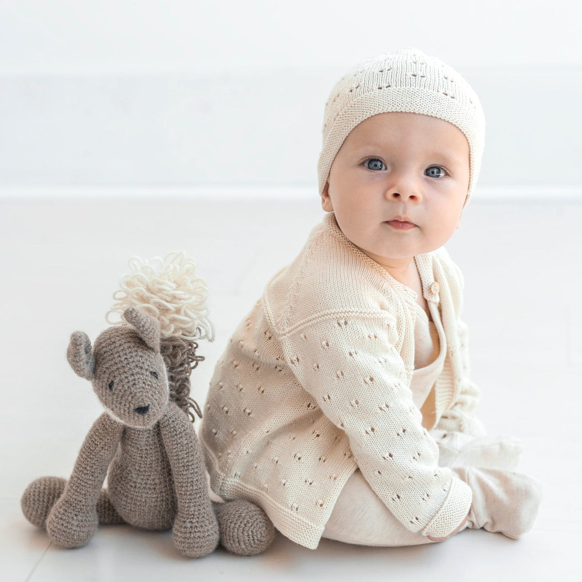 TANE Organics Pointelle Sweater Hat