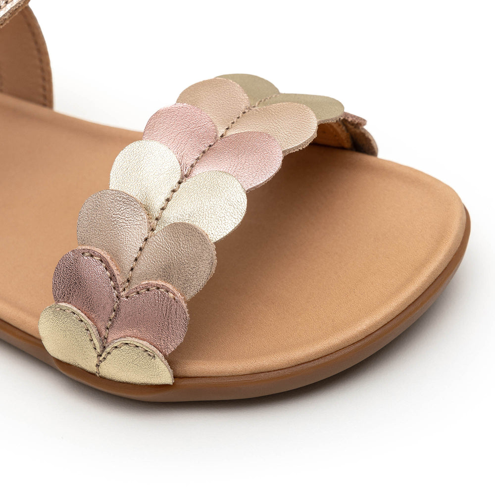 Kid Sandals Lovely - Metalic Salmon/Champagne/Rose Gold