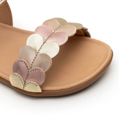Kid Sandals Lovely - Metalic Salmon/Champagne/Rose Gold