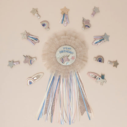 Unicorn Birthday Badge