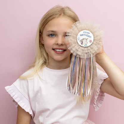 Unicorn Birthday Badge