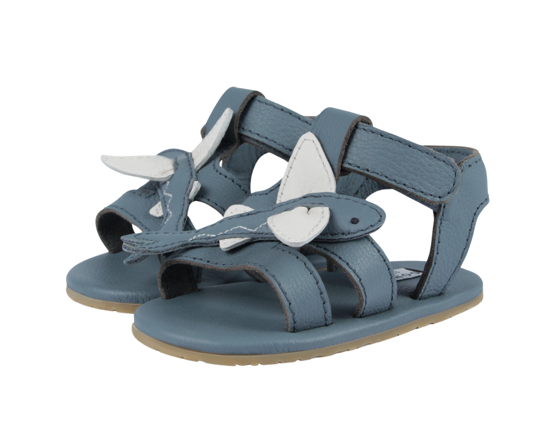 Ushy | Flying Fish | Blue Stone Leather