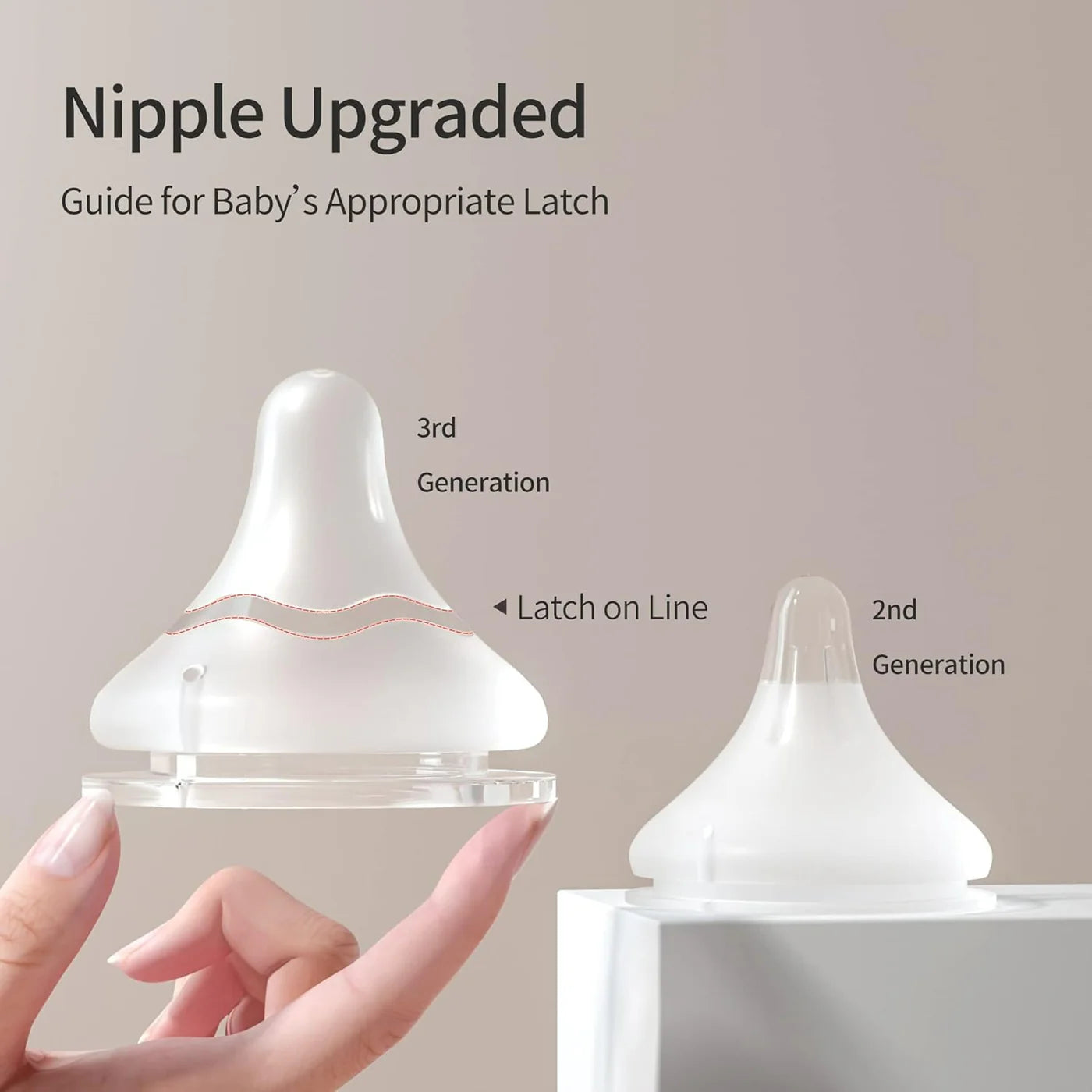 WN3 Silicone Nipple 4 Counts