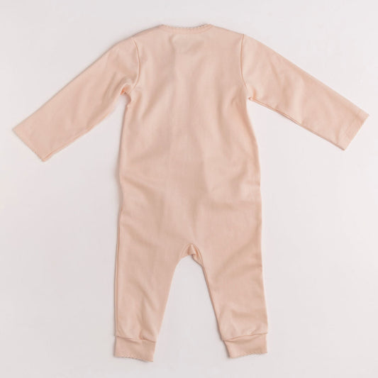 Pima Embroidered Footless Sleeper in Watering Can