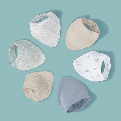 Cove 3-pc. Muslin Bib Set (Sea Life)