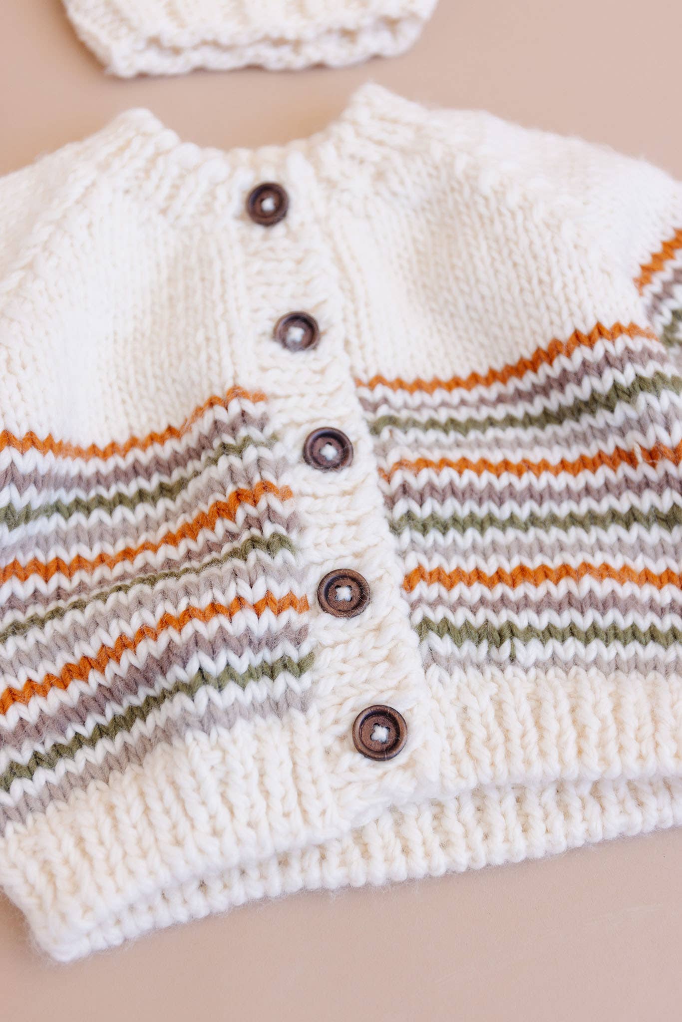 Woodland Stripe Cardigan Baby Kid Back to School Fall Winter: Woodland / M 2-3y