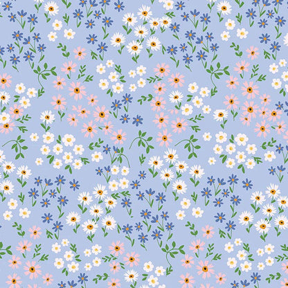 Blue Floral Babychino Cup 4oz