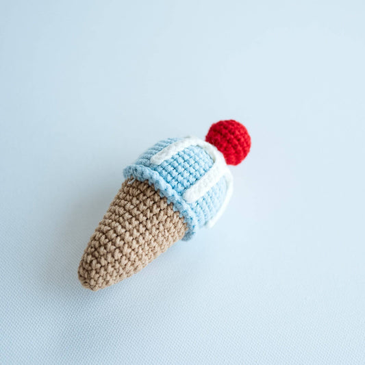 Ice Cream Montessori Toy: 1 blue ice cream