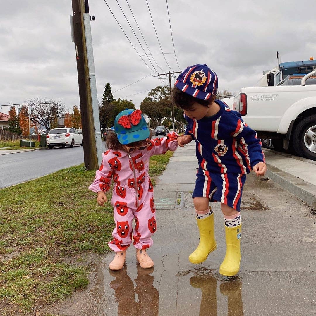 WISTITI Kids Rain Boots - Eco Rubber - Mustard: 23