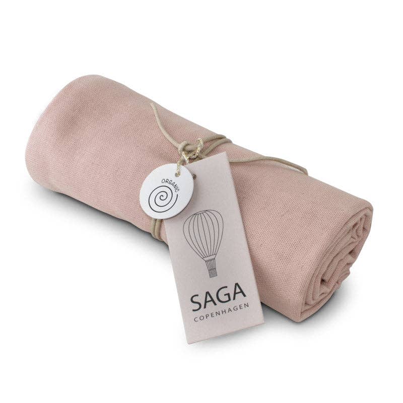 Muslin Cloth - Misty Rose - 100% Organic Cotton