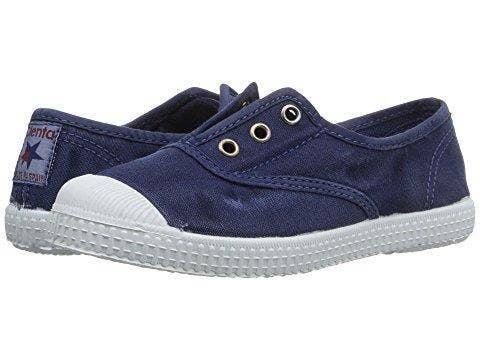 Cienta 70777.84 Washed Navy Canvas Laceless Sneaker