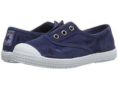 Cienta 70777.84 Washed Navy Canvas Laceless Sneaker