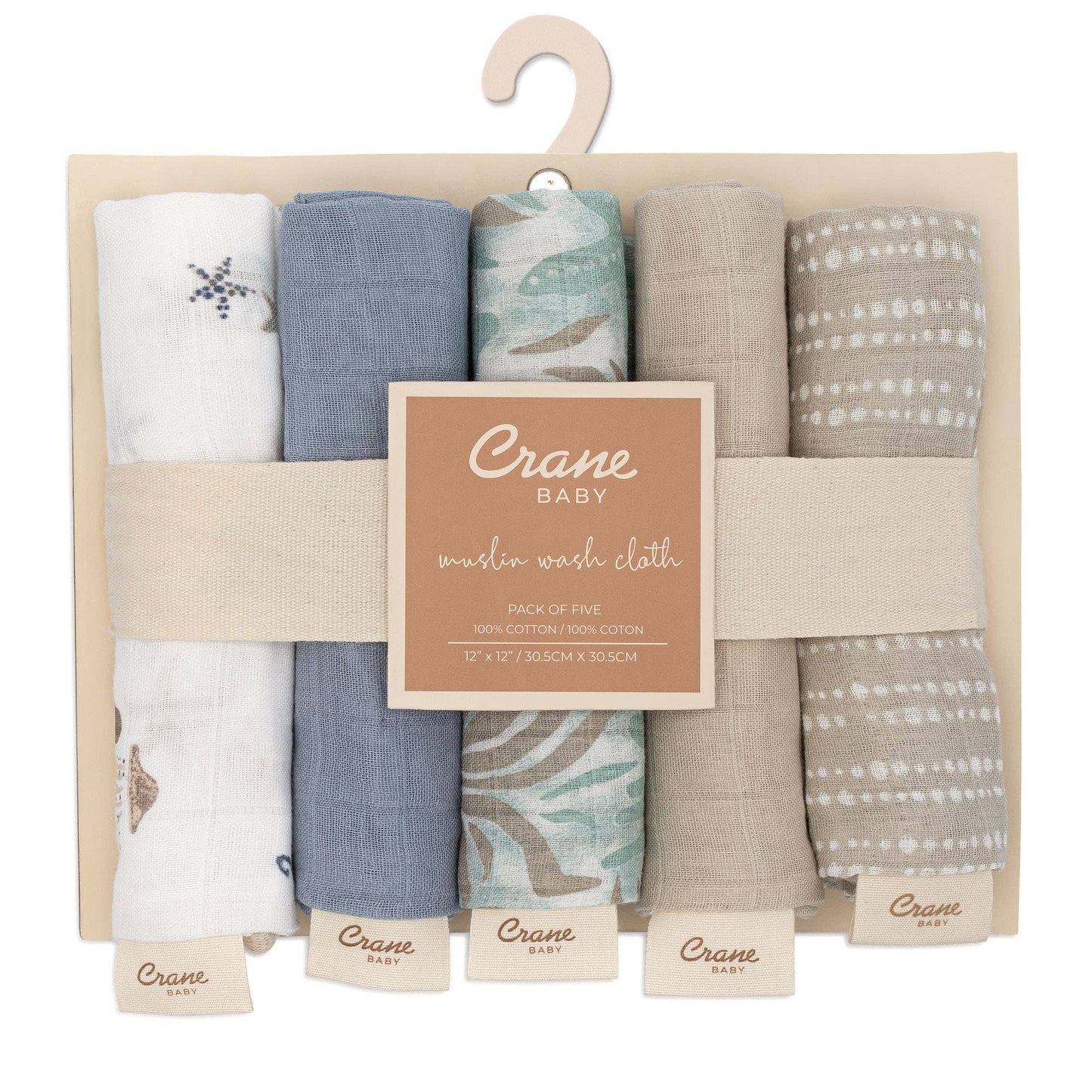Cove 5-pc. Wash Cloth Set (Sea Life)