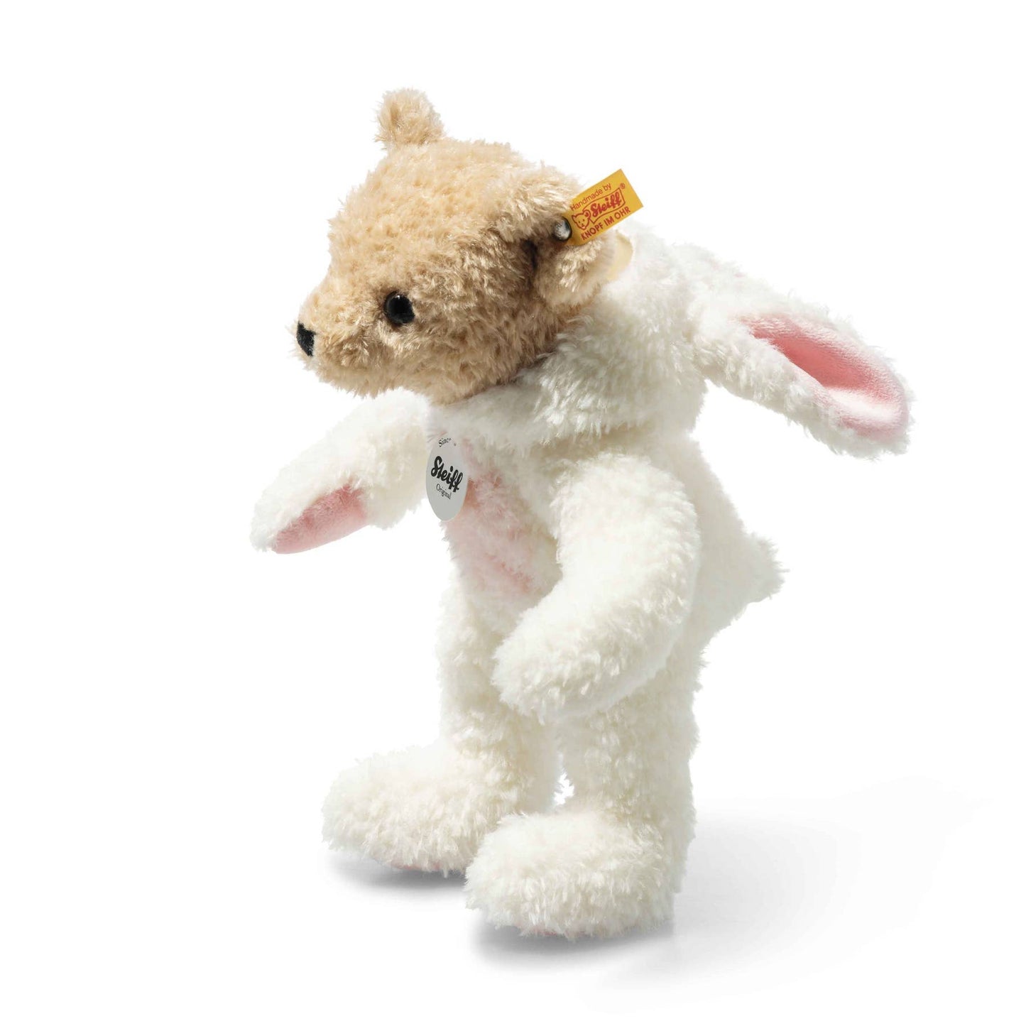 Teddy Bear with Easter Bunny Hoodie Costume 11 Inches