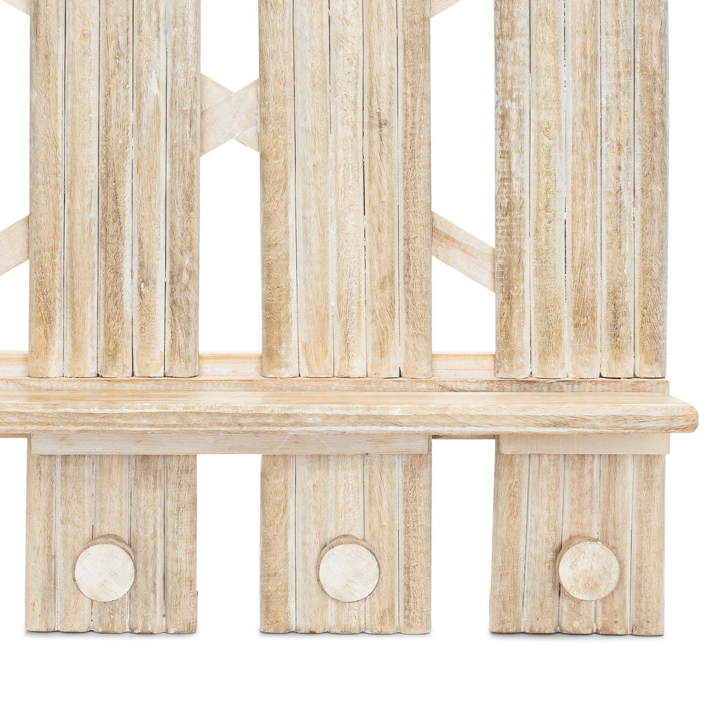 Charlie Farmhouse Wooden Fence Nursery Wall Shelf Decor