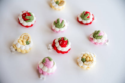 Tart Hair Clips: Pink