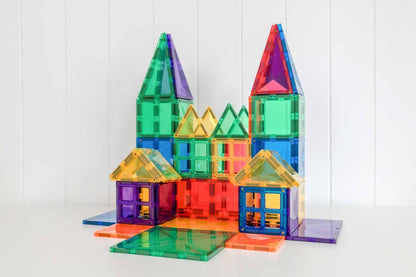 CONNETIX Magnetic Tiles Rainbow Creative Pack, 102 Pieces