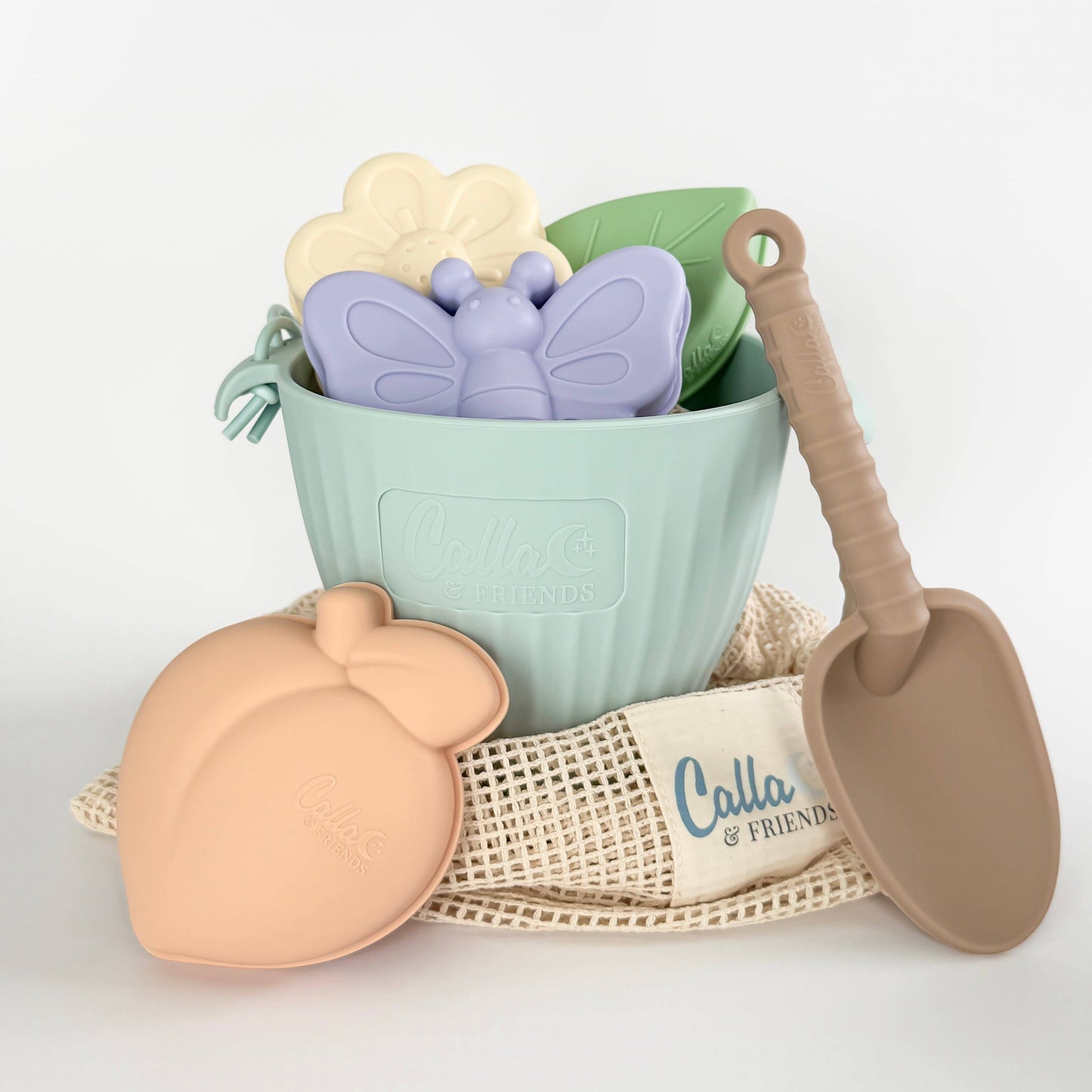 Peach Blossom Silicone Beach Toy Set