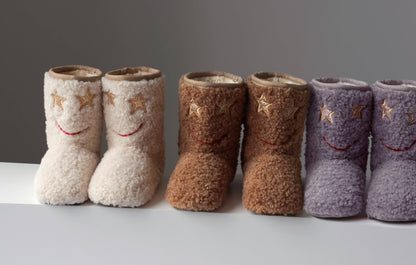Starry Eyes Kids Winter Boot (Choco Bear)